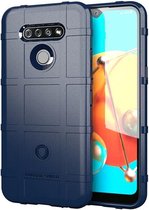 Hoesje voor LG K50s - Beschermende hoes - Back Cover - TPU Case - Blauw