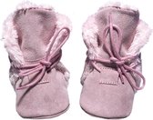 Hobea Winterslofjes oud roze suede