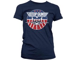 Top Gun Dames Tshirt -S- Tomcat Blauw