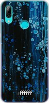 Huawei P Smart (2019) Hoesje Transparant TPU Case - Bubbling Blues #ffffff