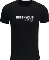 Eigenwijs is ook wijs Rustaagh heren t-shirt maat 3XL