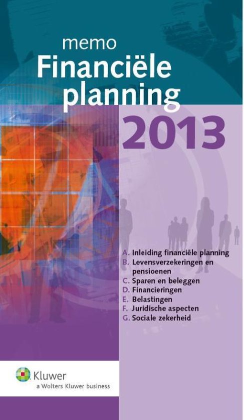 Cover van het boek 'Memo financiele planning  / 2013'