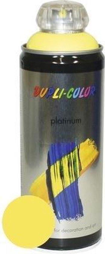 DUPLI-COLOR Platinum Sprühdose – 400 Ml, Verkehrsorange Glanz, Für Haus & Hobby