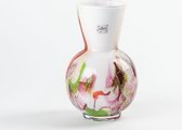 Design vaas Bolvase Conical - Fidrio MIXED COLOURS - glas, mondgeblazen - hoogte 22 cm