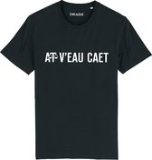 AT VEAU CAET ZWART T-SHIRT