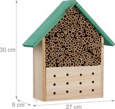 Relaxdays insectenhotel - bijenhotel - insectenhuis - nestkast voor insecten - decoratie