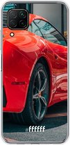 Huawei P40 Lite Hoesje Transparant TPU Case - Ferrari #ffffff