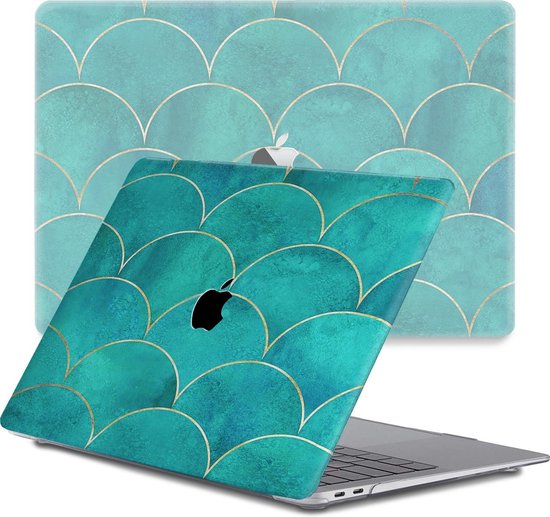 Lunso - Housse - MacBook Pro 13 pouces (2020) - Blue Waves | bol.com