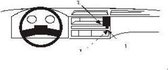 Brodit ProClip houder geschikt voor Ford Transit 1986-1994 Angled mount LET OP: UITLOPEND ARTIKEL