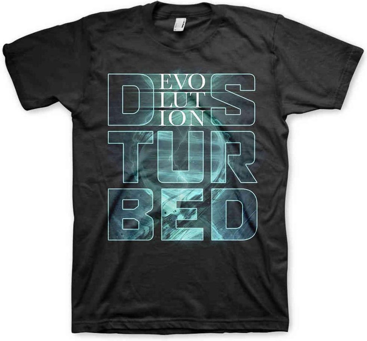 Disturbed - Evolution Heren T-shirt - S - Zwart