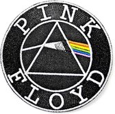 Pink Floyd Patch Circle Logo Zwart
