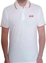 AC/DC Polo shirt -L- Classic Logo Wit