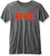 AC/DC - Logo Heren T-shirt - 2XL - Grijs