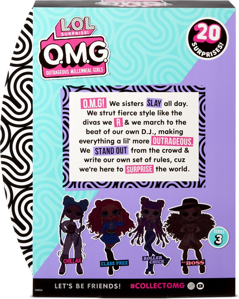 L O L Surprise Omg Roller Chick Series 3 Modepop Bol Com