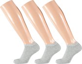 Bamboe sokken sneaker 3 paar - Grijs - Bamboe Sokken Heren Sokken Dames - Maat 39/42