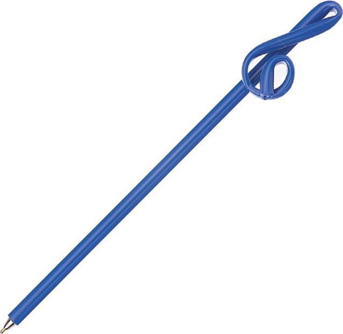 Pen in de vorm van een vioolsleutel, Jr. Blauw