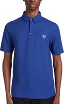 Fred Perry - Button Down Polo Shirt - Polo Shirts - L - Blauw