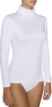 Ysabel Mora - Thermokleding - Thermoshirt Dames - Thermisch Onderhemd Dames met Lange Mouwen - Wit - M
