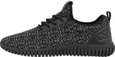 Urban Classics Sneakers -40 Shoes- Knitted Light Runner Zwart/Grijs