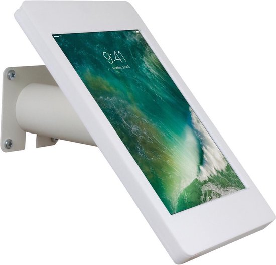 Support mural iPad Fino pour iPad 10.2 & 10.5 blanc bouton home et