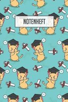 Notenheft: 100 Seiten I 8 Notensysteme pro Seite I Gr��e ca. Din A5 I Notenheft f�r Katzenliebhaber I Ideal f�r den Musikunterric