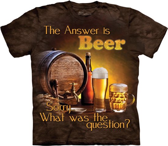 The Mountain T-shirt Beer Outdoor T-shirt unisexe taille 3XL