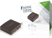 Convertisseur Konig VGA + 2RCA vers HDMI - avec HDCP