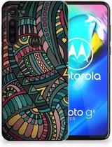Telefoon Hoesje Motorola Moto G8 Power Hoesje Bumper Aztec