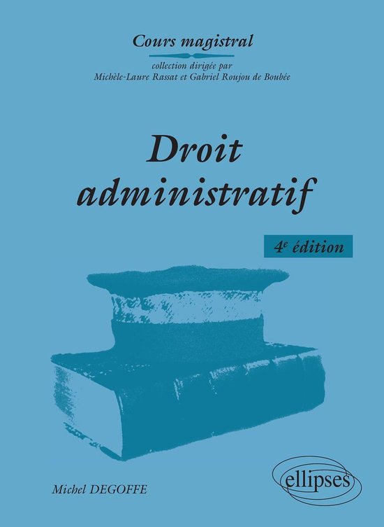 Droit administratif - 4e édition - cover