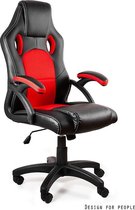 Gaming Stoel  - Game Stoelen - Bureaustoel voor Volwassenen - Bureaustoel Ergonomisch  - Gaming Chair - Zwart Rood