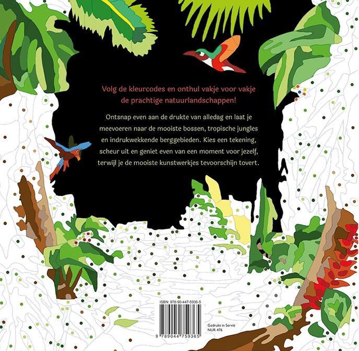 Creative coloring  -   Natuur kleurboek voor volwassenen