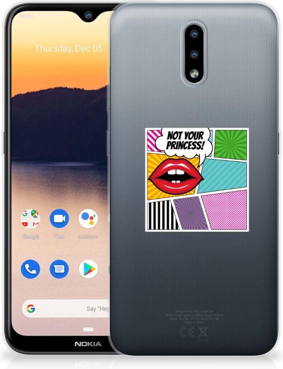 Nokia 2.3 Silicone Back Cover Popart Princess