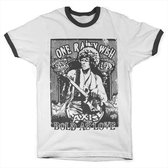 Jimi Hendrix Heren Tshirt -M- Bold As Love Wit