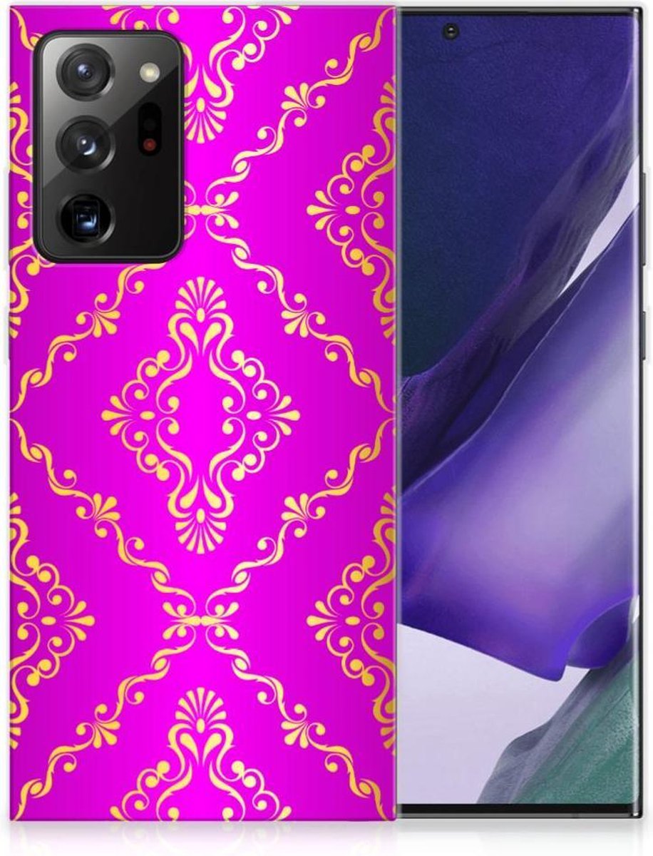 Siliconen Hoesje Samsung Galaxy Note20 Ultra Barok Roze