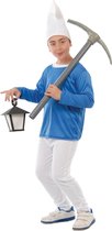 FIESTAS GUIRCA, S.L. - Kleine blauwe dwerg kostuum voor jongens - 110/116 (5-6 jaar) - Kinderkostuums