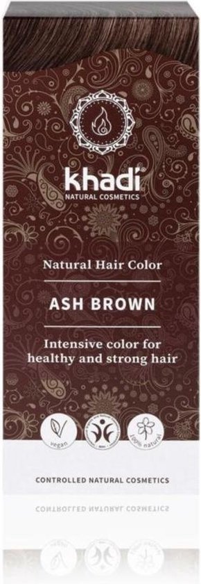 Khadi Ashbrown - Haarverf Bruin Haarkleuring - Biologisch - Henna bol.com