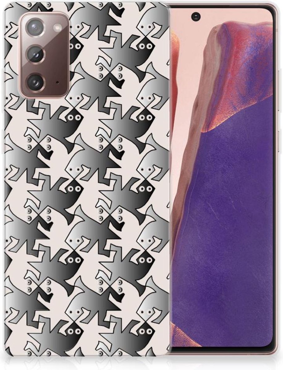 Samsung Note 20 TPU Hoesje Salamander Grey