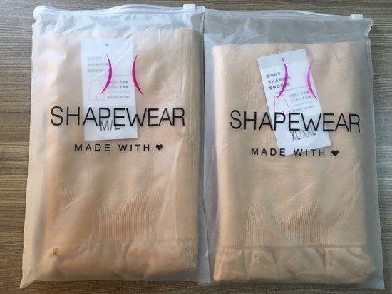 Shapewear voor buik, billen en heupen - corrigerend ondergoed - geschikt voor rokjes en shorts - beige/creme - maat M/L