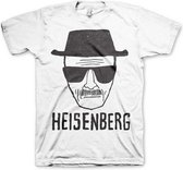 Breaking Bad Dames Tshirt -L- Heisenberg Sketch Wit