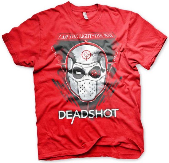 DC Comics Suicide Squad Heren Tshirt -S- Deadshot Rood