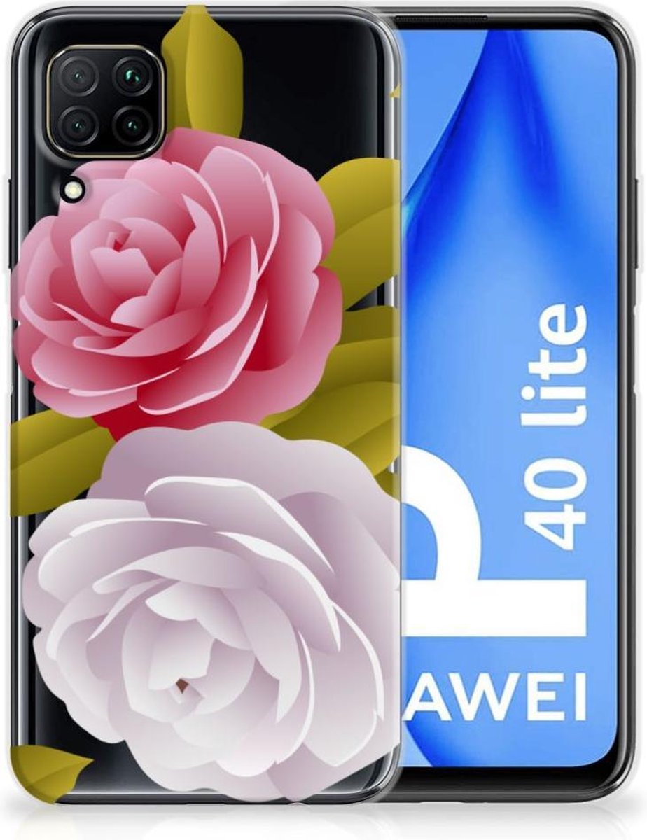 TPU Hoesje voor Huawei P40 Lite TPU Case Roses