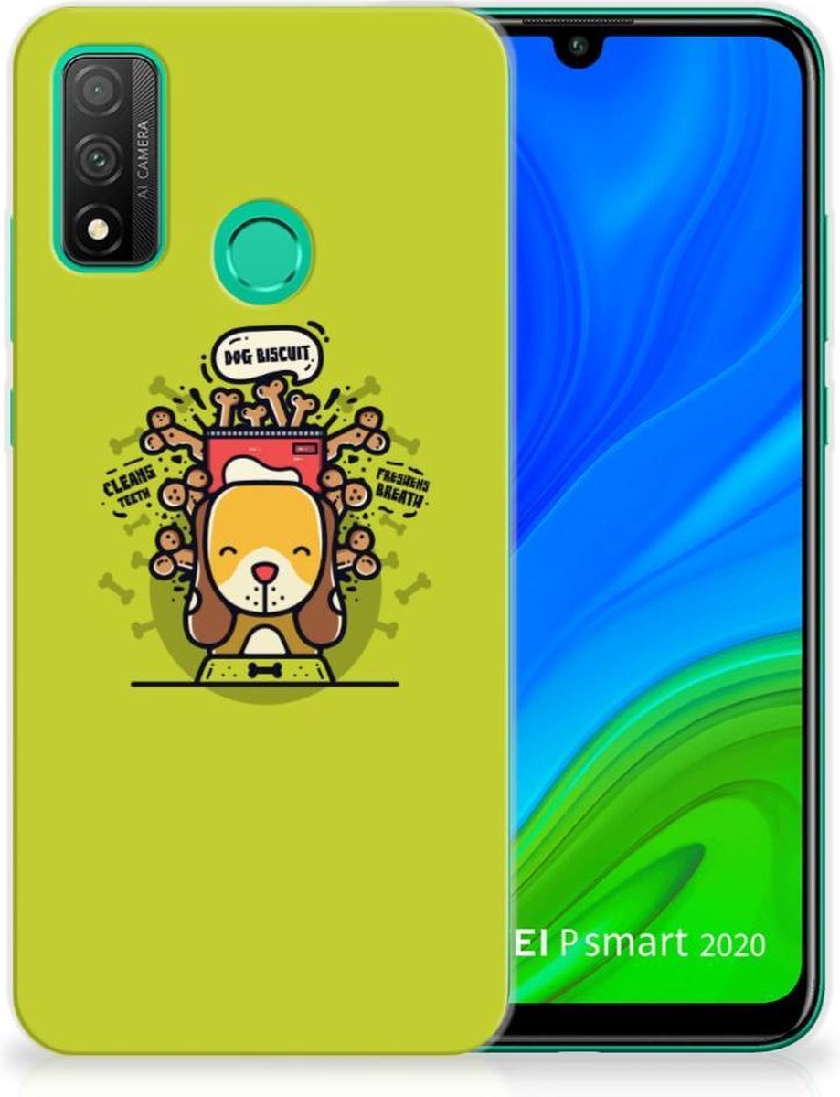 Huawei P Smart 2020 Telefoonhoesje met Naam Doggy Biscuit