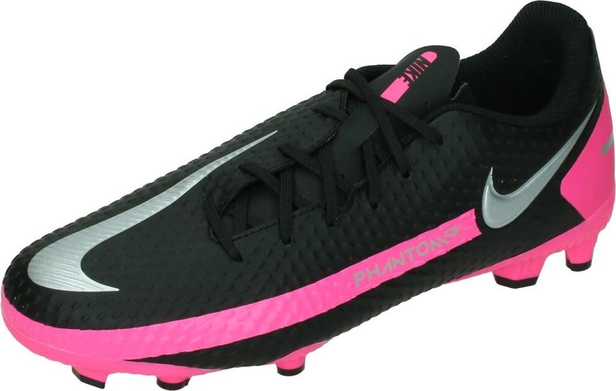 Nike jr phantom gt academy fg/mg in de kleur zwart/roze. - Nike