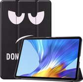 Tablet hoes geschikt voor Huawei MatePad 10.4 Tri-Fold Book Case - Don't Touch Me