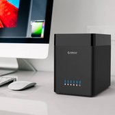 ORICO DS500C3 3,5 inch 5 Bay Magnetische USB-C / Type-C harde-schijfbehuizing met blauwe LED-indicator