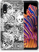 Telefoon Hoesje Geschikt voor Samsung Xcover Pro Silicone Back Case Skulls Angel