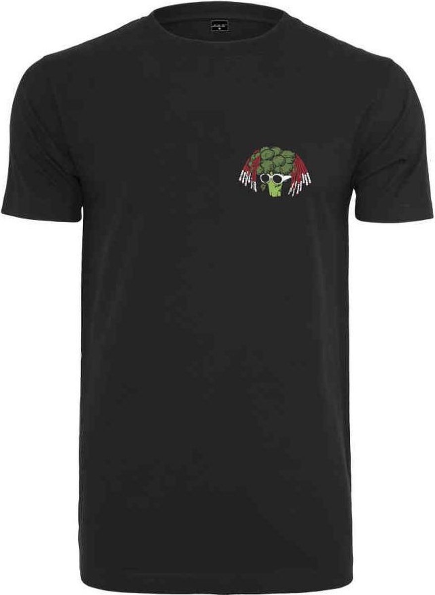 Mister Tee Broccoli Heren T-shirt XS Zwart