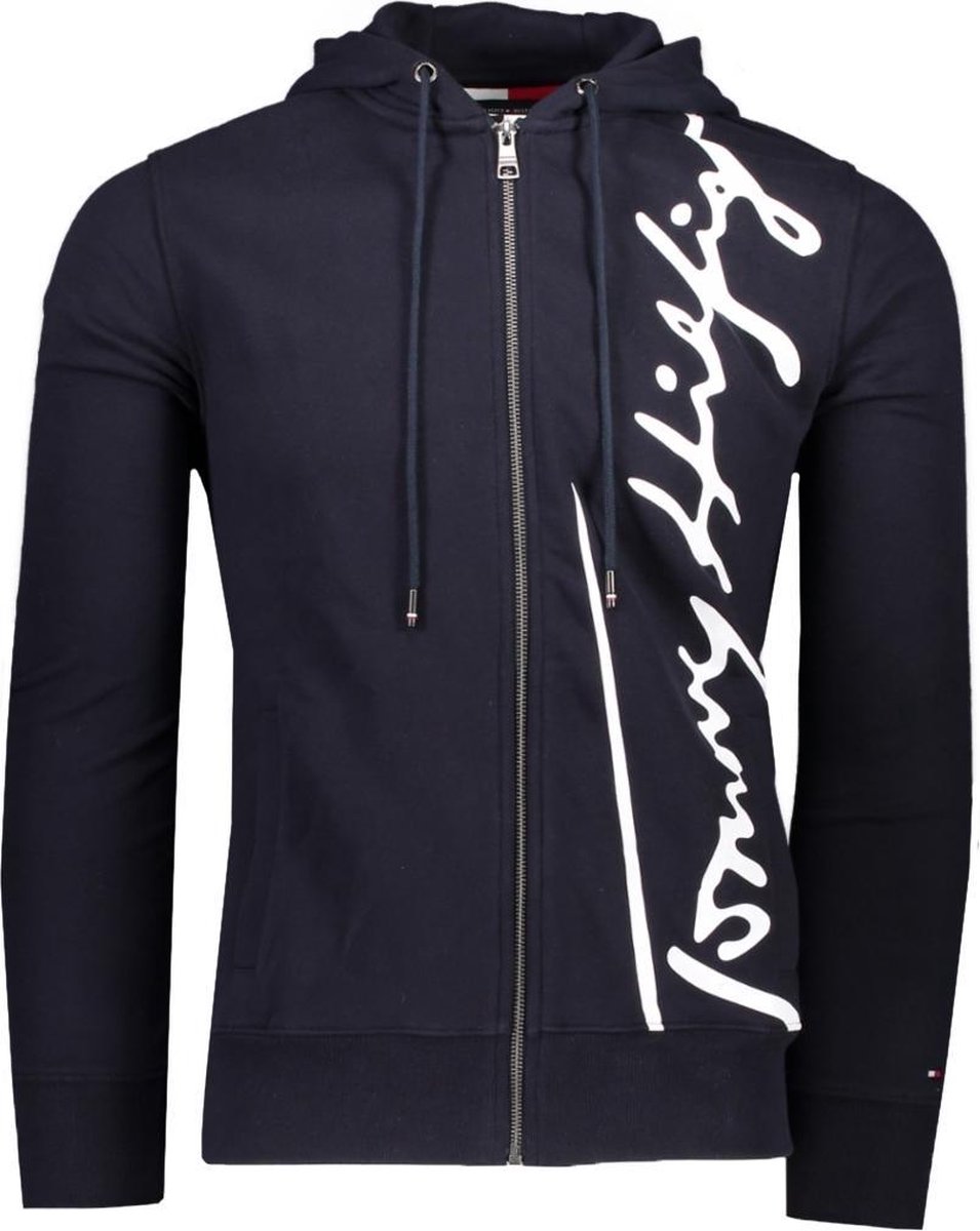 Tommy Hilfiger Vest Blauw Maat L Heren 02. Collectie Katoen Polyester bol