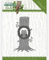 Dies - Amy Design - Amazing Owls - Owl in Tree