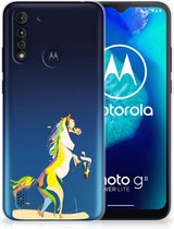 Leuk TPU Back Case Motorola Moto G8 Power Lite GSM Hoesje Horse Color